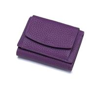 Generico Houtangduty Mini Wallet, Houtndguter Rfid Wallet, Houtang Walle, Blocking Card Holder Organizr with Coin Pouch bag (Dark Purple)