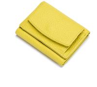 Generico Houtangduty Mini Wallet, Houtndguter RFID Wallet, New Leather Rfid Blocking Card Holder Organizer Pocket Mini (Yellow)