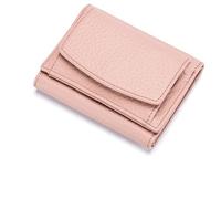 Generico Houtangduty Mini Wallet, Houtndguter RFID Wallet, New Leather Rfid Blocking Card Holder Organizer Pocket Mini (Pink)