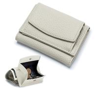 Generico Houtangduty Mini Wallet, Houtndguter RFID Wallet, New Leather Rfid Blocking Card Holder Organizer Pocket Mini (White)