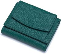 Generico Houtangduty Mini Wallet, Houtndguter Wallet for Woman, Houtang Wallet with Blocking Card Holder Organizr and Coin Pouch (Dark green)