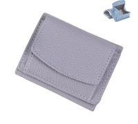 Generico Houtangduty Mini Wallet, Mini Wallet for Woman, Houtndguter 2025 New Leather Rfid Blocking Card Holder (PURPLE)