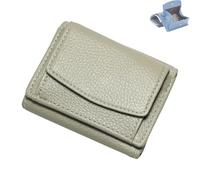 Generico Houtangduty Mini Wallet, Mini Wallet for Woman, Houtndguter 2025 New Leather Rfid Blocking Card Holder (LIGHT GREEN)