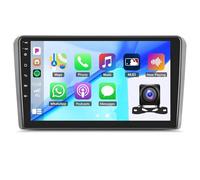 Generico HTXPSM Android 14 9'' Autoradio Doppio DIN Touch Screen Radio Navigazione per A3 S3 RS3 8P 2003-2012 con Wireless CarPlay Android Auto BT Telecamera di retromarcia Controllo al Volante