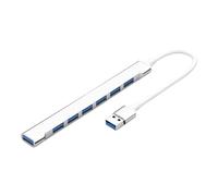 Generico Hub USB da 7 porte - USB 3.0 a 7 porte | USB Hub Fed | Hub USB | Distributore USB Hub | Stazione di casa per laptop | Dongle ultra fine, stazione di accoglienza stabile