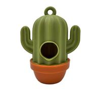 Generico Hundekotbeutel Spender Kaktus Design Tragbarer Kotbeutelhalter für Unterwegs & Wandern Geräuscharmer Müllbeutelspender für Hunde aus Robustem ABS Grün