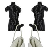 Generico Hung Hook Fun Muscular Man Wall Hook, 3D Muscle Man Coat Hanger for Bathroom Bedroom, Wall Mounted Muscle Men Hooks for Towels Coats and Bags, Unique Humorous Home Decor