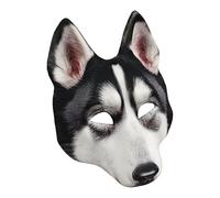 Generico Husky Masque | Cosplay realistic masche | Vicette di costume da abito di fantasia, maschera per cani per animali per feste di carnevale, copertura per il viso festosa, accessori per cabine