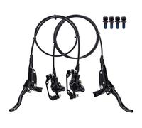 Generico Hydraulic Brakes - Disc Set, Adapter Kit for Cycling Riding, Front 76cm Rear 135cm with Smooth Stopping Power, Outdoor Gear, Replacement System for Road Trip And City Commuting