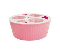 Generico Hydroponic Planter Indoor - 3 Hole Container | PP Hyacinth Growing Pot with Compact Design, Daffodil Bulb Garden Pot for Beginners Gardeners, Decorative Plant Holder for Windowsill Kitchen