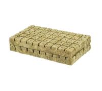 Generico Hydroponic Rock Wool Cubes - Reusable Planting Plugs, 100-Piece Pack with High Absorption, Ideal for Seedling Germination, Clone Propagation, Cuttings, Tower Gardens, Home Gardening