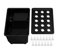 Generico Hydroponics Growing System Kit, 15-Pod Indoor Cultivation Planter with ABS Construction, Balcony, Garden, Greenhouse, Outdoor Farm, Backyard