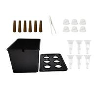 Generico Hydroponischer Pflanzkasten - Solarbetriebenes Indoor-Garten-Set, Komplettsystem für den Hausgarten, Sauberer Hydroponik-Anbau | für Salat, Kräuter, Blumen, Hotels, Wohnungen und Terrassen