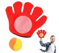 Generico I bambini lanciano il giocattolo della della palla, Giocattoli sportivi genitore-figlio Catch Racket Outdoor Set Beach Toss Catch Toy, Paddle Parent-Child Sports Toys Racket per bambini