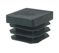 Generico IBFM Copripilastro Quadro dimensioni 40x40 mm con altezza 21 mm In Plastica Nero art.598040 (confezione da 3pz)