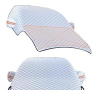 Generico Ice Cover - Aluminum Foil, Universal Size Snow Shield Car Windshield Sun Shade - UV Protection And Weather Resistant, Winter Driving Cover for Cars, SUVs, Trucks, RVs