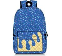 Generico Ice Cream Backpack Kawaii Shoulder Backpacks, Cute Large Capacity Daypack, Lightweight with Pockets Daily Use Women Men (#9)