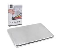 Generico Ice Packs for Lunch Boxes - Stainless Steel Cold Packs | Reusable Freezer Cooling Blocks, Food Grade Chilling Pack, Slim Portable Cooler | Ice Packs For Lunch Bag, Picnic, School