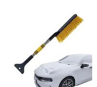 Generico Ice Scraper - Car Windshield Tool for Winter, Extendable Cleaner with Snow Brush Strong Grip Feature, Function Auto Cleaning Tool, Scraper Accessory for Daily Commute 3.94 Inches