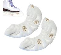 Generico Ice Skate Guards - 25-30cm Soft Flannel Protective Covers | Hockey Figure Skate Gear, Moisture Wicking Training Guards for Boys Youth Women Men Adults Athletes Competition