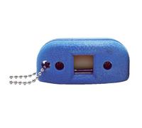 Generico Ice Skates Blade Grinder - Keep Edges Razor Anywhere | Width Adjustable Ice Skate Sharpener with Key Chain | for Figure Goalie Hockey Skates Portable Sandstone Grinding Tool Easy Carry