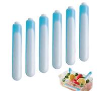 Generico Ice Sticks For Water Bottles - 6 Pieces Reusable Drink Chiller Set
