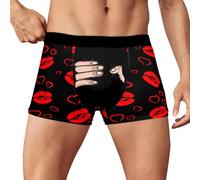 Generico Idee Uomo Mutande Uomo Cotone Boxer Boxer Natale Mutanda Divertente Uomo Slip Uomo Rosso Mutanda Uomo Cotone Mutande Uomo Cotone 5l Uomo Cotone Alta Qualita Slip Capodanno Uomo