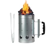 Generico Ignite Your Perfect braciere Barbecue Instantly! Our 27cm Chimney Starter Delivers Roaring-Hot coals in Minutes for Unforgettable Grilling And Cozy Fires. Master The Flame!