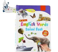 Generico Il Mio Primo Giocattolo Sonoro Inglese - Oltre 470 Parole, 21 Temi, Divertente Gioco di Parole, Giocattolo Educativo per L'apprendimento Linguistico, L'educazione Scolastica E Il Regalo(0-6)