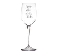 Generico Il mio supereroe preferito Bicchiere da Vino Personalizzato Calice da Vino Bianco Rosso Dedica Idea Regalo Festa Del Papà Babbo Nonno Compleanno Natale Cena Romantica