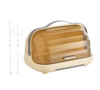 Generico Il portabiberon con coperchio è progettato per ottimizzare lo spazio mantenendo in ordine gli per la pappa. Il suo design compatto consente un utilizzo efficiente dei piani di lavoro