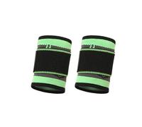 Generico Il tutore for Il Polso avvolge la Cinghia di Compressione, Supporto for Sollevamento Pesi Fitness, Sollievo dal Dolore, Cinturino Regolabile(1Pair Green,L)