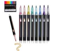 Generico Illuminateupon/Neattidyly Marker Pen for Highlight,Objectivew Magische Stifte,Double Line Outline Markers Pens, For Drawing and Scribbling (8colors)