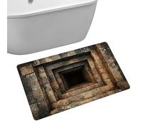 Generico Illusion Mat - 60x40x1cm Comfortable Plush Pad | Hole Rug Illusion - Anti-Slip Grip For Indoor, Outdoor, Home, Kitchen, Garden, Workplace, Shower, Tub, Apartment