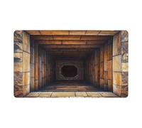 Generico Illusionsteppich 3D, rutschfeste Plüschunterlage, Lochteppich Illusion | Für Zuhause, Wohnzimmer, Küche, Badewanne, Toilette, Haustür, Wohnung, Arbeitsplatz, Innenbereich