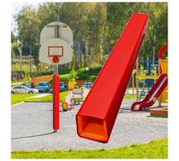 Generico Imbottitura autoadesiva per Pali Quadrati - Protezione Rossa per colonne Esterne e Supporti per parchi Divertimento, 27x27 cm - Soluzione di Ammortizzazione di