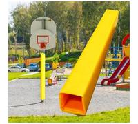 Generico Imbottitura autoadesiva Quadrata per Pali Esterni, Protezione per Pali di parchi Divertimento, Cuscino Giallo 5,5" x5,5 per Supporto in Cantina, Protezione in s
