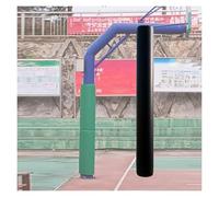 Generico Imbottitura for Palo da Basket, Toppa Morbida Antiurto for Esterni, Spessore 2 Cm,for Parco Divertimenti for Asili Nido(Black,Dia 11.4cm)