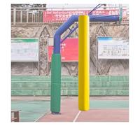 Generico Imbottitura for Palo da Basket, Toppa Morbida Antiurto for Esterni, Spessore 2 Cm,for Parco Divertimenti for Asili Nido(Yellow,Dia 22cm)