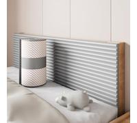 Generico Imbottitura murale Grigio Chiaro - Pannelli autoadesivi 3D Antiurto per Testiere Fai-da-Te della Camera da Letto, Tatami, Angoli della Stanza dei Giochi - 30 cm