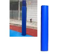 Generico Imbottiture for Pali da Basket, Imbottitura Resistente agli Urti su 4 Lati for la Protezione dei Pali da Esterno, Guaina di Sicurezza Avvolgente for Tutte Le Stagioni(Blue,4.5in/114mm)