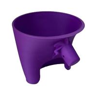 Generico Imbuto per Farina per Kitchen Aid e Miscelatori Planetari, Accessorio Anti-Versamento per Impasti Secchi e Liquidi, Design Precisione per KSM150 e Modelli a Testa Basculante (Viola)