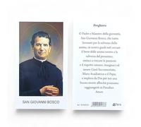 Generico Immagini di San Giovanni Bosco con Preghiera, 6x11 cm, 100 Pezzi, Made in Italy