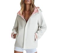 Generico Impermeabile Donna Sport Impermeabile Con Cappuccio Leggera Resistente Alle Rughe Giacca Antipioggia Traspirante a Vento Sportivo Poncho Da Pioggia Antivento Per Trekking Corsa Outdoor 2025