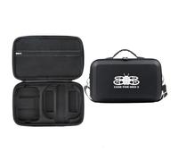 Generico Impermeabile scatola di immagazzinaggio duro per DJI Neo2 Drone Viaggi Custodia RC N3 telecomando Organizer Bag con tracolla (Black with pattern)