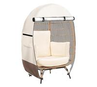 Generico Impermeable Para Silla Huevo - Impermeable Con Cremallera Doble,420D Resistentes Al Viento Y Duraderas 115 X 140 Cm Para Terraza Jardín Y Patio