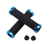 Generico Impugnature in gomma for bicicletta Blocco in lega Manubrio antiscivolo Doppio bloccaggio in alluminio(Blue)