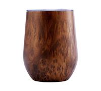 Generico In Acciaio Inossidabile - Da 360 Ml, Bicchiere Da Vino Da Viaggio Con Coperchio, Bevande Isolata, Acciaio Portatile | Bicchieri Versatili Per L'uso In Casa, Ufficio, Viaggi, Spiaggia, Cam