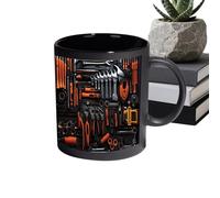 Genérico in ceramica per caffè - adatta per microonde e lavastoviglie | in ceramica tipo di strumenti - per bevande calde e fredde latte cioccolato casa campeggio hotel regalo