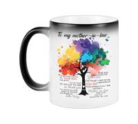 Generico In Ceramica Per La Festa Della Mamma - Da Caffè Per Mamma | Da Caffè Sensibile Al Calore, Bicchieri Da Tè Con Stampa Di Lettere Grandi Da 11 Once, Regalo Di Compleanno Per La